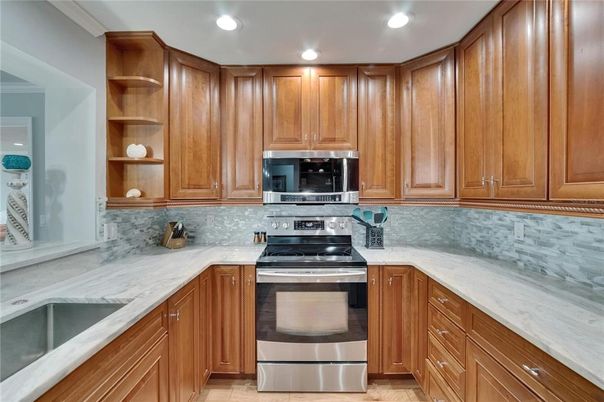 Interior, Kitchen, Recessed Lighting, Stainless Steel Appliances