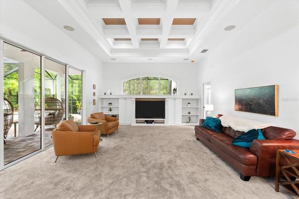 Interior, Living room, Recessed Lighting