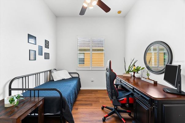 Bedroom, Home Office, Interior, Wood Texture Flooring