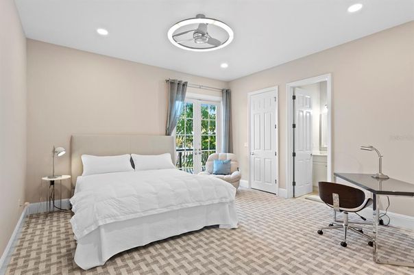 Bedroom, Home Office, Interior, Recessed Lighting