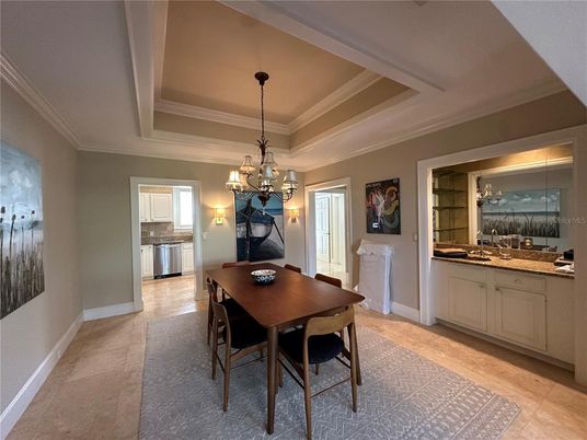 Chandelier, Dining room, Interior