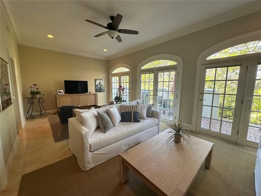 Interior, Living room, Recessed Lighting