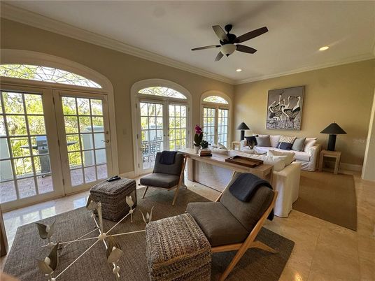 Interior, Living room, Recessed Lighting