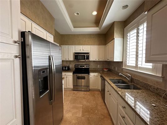 Interior, Kitchen, Recessed Lighting, Stainless Steel Appliances