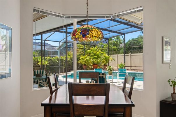 Dining room, Glass Ceilings, Interior, Pool, Sun Room