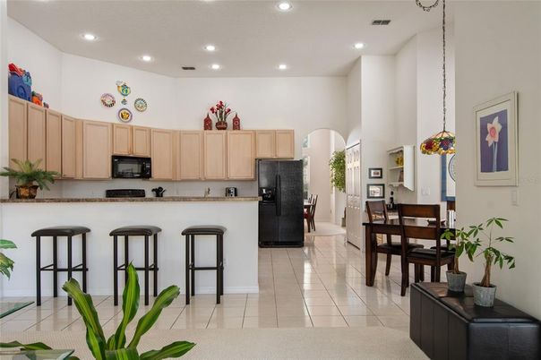 Dining room, Interior, Kitchen, Pendant Lights, Recessed Lighting