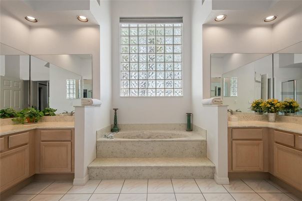 Bathroom, Interior, Recessed Lighting