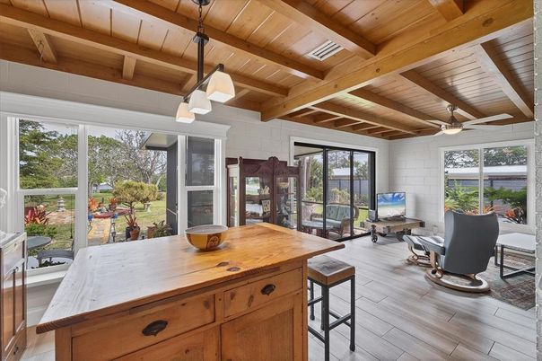 Interior, Kitchen, Stone Walls, Wooden Beams, Wooden Ceilings, Wood Texture Flooring