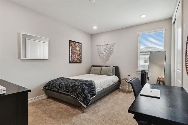 Bedroom, Home Office, Interior, Recessed Lighting