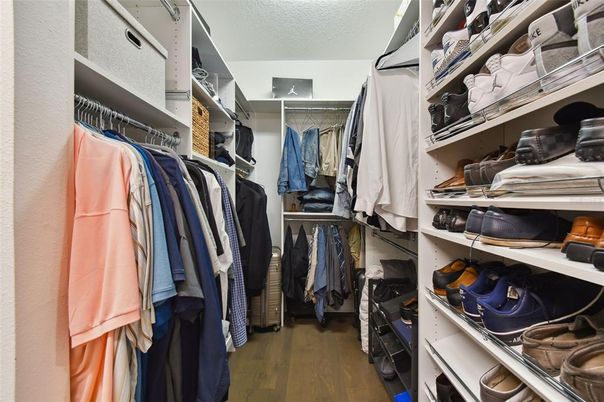 Interior, Walk-in Closets, Wood Texture Flooring