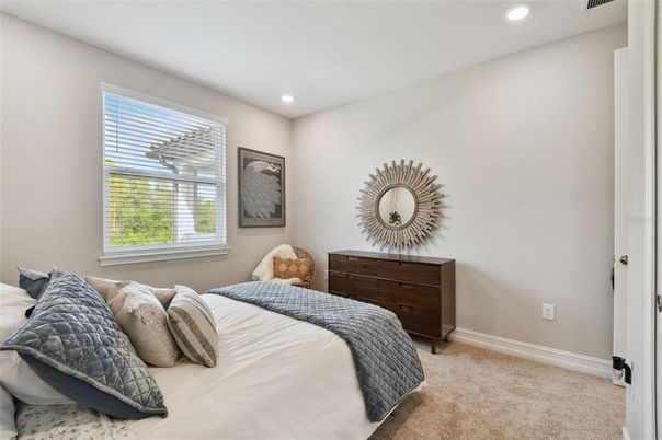 Bedroom, Interior, Recessed Lighting