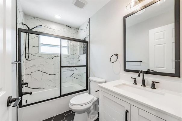 Bathroom, Glass Shower, Interior, Marble Walls, Recessed Lighting