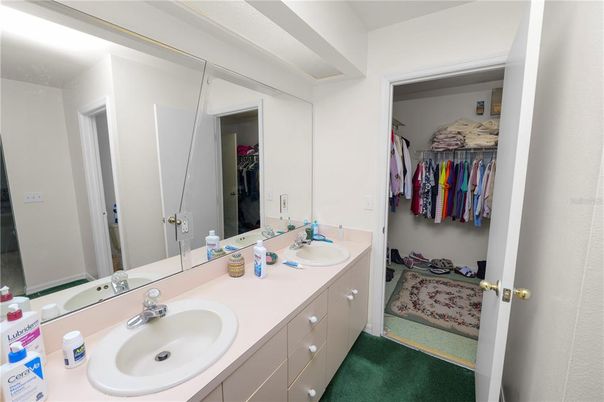Bathroom, Dual Sink Vanities, Interior, Walk-in Closets