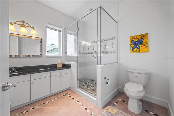 Bathroom, Glass Shower, Interior