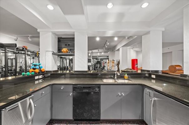 Interior, Kitchen, Recessed Lighting, Stainless Steel Appliances