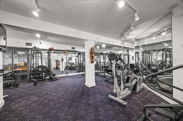 Fitness Equipment, Gym, Interior
