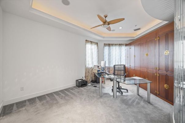 Home Office, Interior, Recessed Lighting