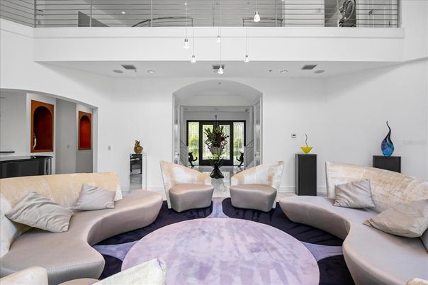 Interior, Living room, Recessed Lighting
