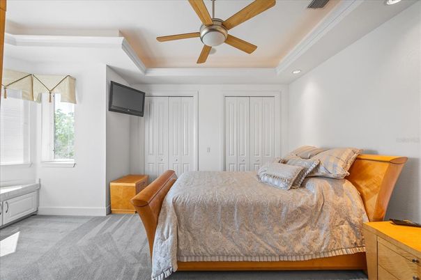 Bedroom, Interior, Recessed Lighting