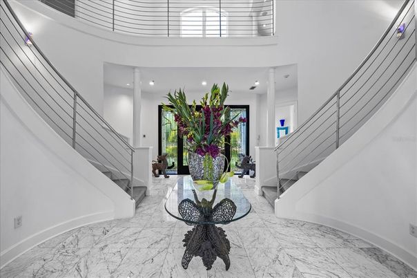 Interior, Marble, Recessed Lighting
