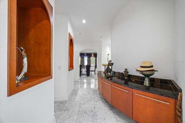 Interior, Marble, Recessed Lighting