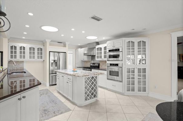 Interior, Kitchen, Recessed Lighting, Stainless Steel Appliances