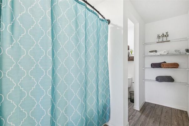 Bathroom, Interior, Wood Texture Flooring