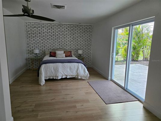 Bedroom, Interior, Wood Texture Flooring