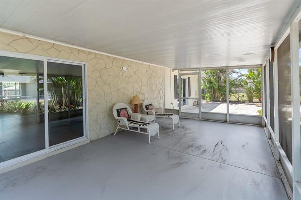 Interior, Stone Walls, Sun Room