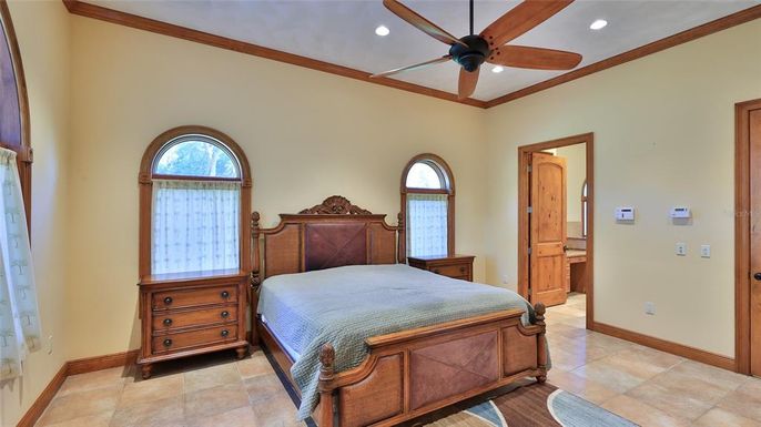 Bedroom, Interior, Recessed Lighting