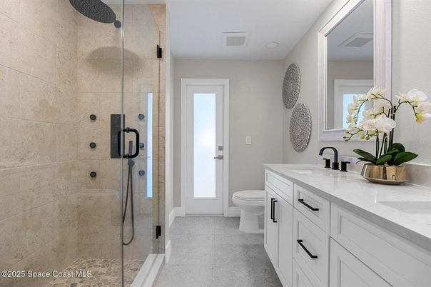 Bathroom, Glass Shower, Interior
