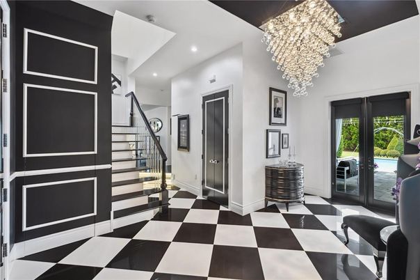 Chandelier, Interior, Recessed Lighting