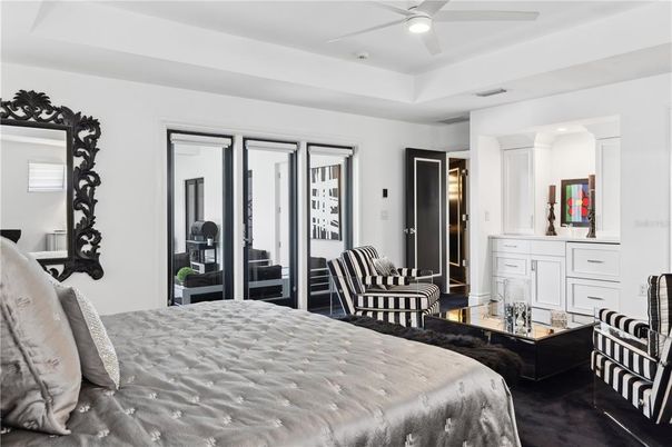 Bedroom, Interior, Recessed Lighting
