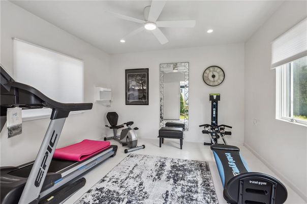 Fitness Equipment, Interior, Recessed Lighting