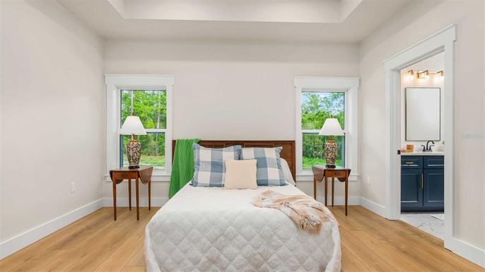 Bedroom, Interior, Wood Texture Flooring