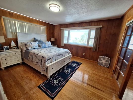 Bedroom, Interior, Wood Texture Flooring, Wooden Walls