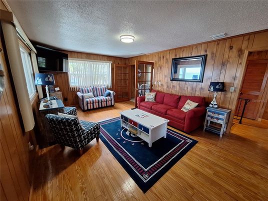 Interior, Living room, Wood Texture Flooring, Wooden Walls