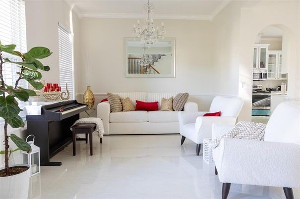 Chandelier, Interior, Living room, Piano