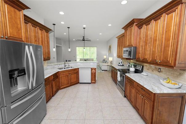 Interior, Kitchen, Living room, Pendant Lights, Recessed Lighting