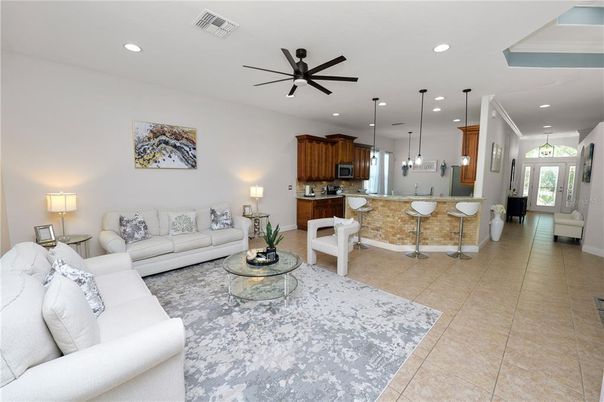 Interior, Kitchen, Living room, Pendant Lights, Recessed Lighting
