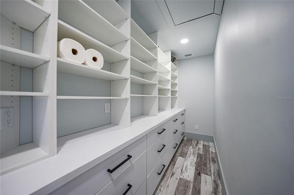 Interior, Recessed Lighting, Walk-in Closets, Wood Texture Flooring