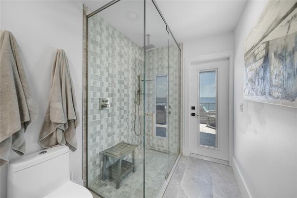 Bathroom, Glass Shower, Interior