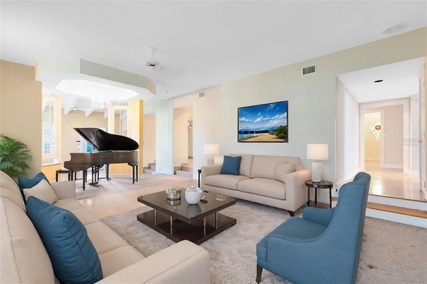 Interior, Living room, Piano