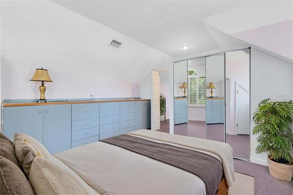 Bedroom, Interior, Recessed Lighting