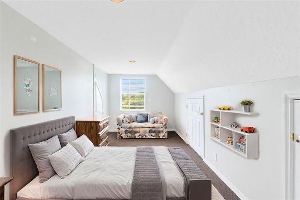 Bedroom, Interior, Recessed Lighting