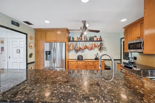 Interior, Kitchen, Recessed Lighting, Stainless Steel Appliances