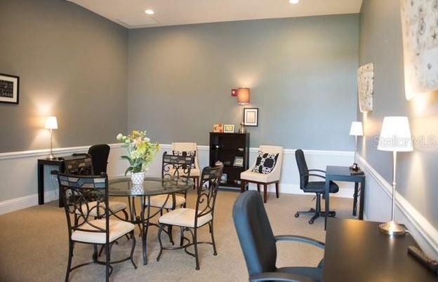 Home Office, Interior, Recessed Lighting