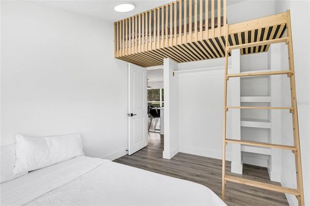 Bedroom, Interior, Wood Texture Flooring