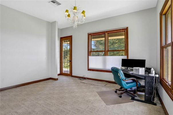 Chandelier, Home Office, Interior