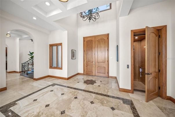Chandelier, Interior, Recessed Lighting